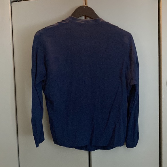Zara William Rast Navy Blue Blouse size XS - Picture 6 of 6